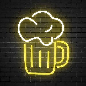 Painel Neon LED - Cerveja
