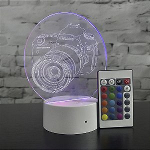 Luminária Touch Câmera