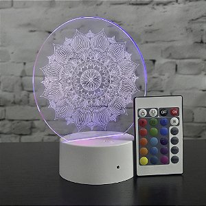 Luminária Touch Mandala