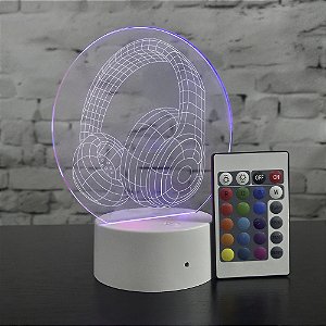 Luminária Touch Music