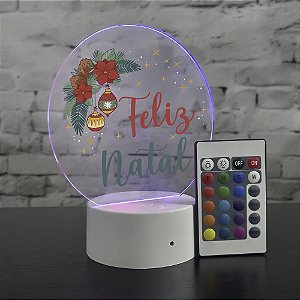 Luminária Touch Feliz natal