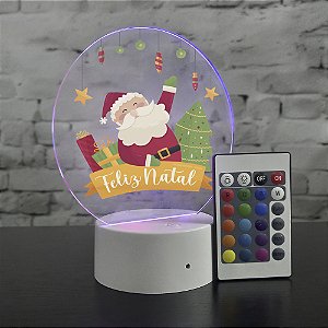 Luminária Touch Noel Feliz Natal