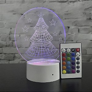 Luminária Touch Natal Linhas