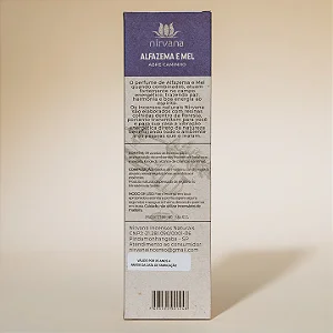 INCENSO NATURAL NIRVANA ALFAZEMA E MEL