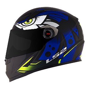 Capacete Ls2 ff358 Classic Tribal Azul