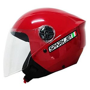 Capacete Ebf New Spark Jet Vermelho