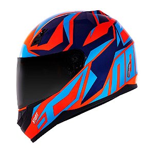 Capacete Norisk ff391 Stunt Cutting Azul