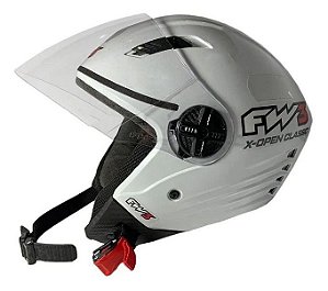 Capacete Fw3 X Open Classic Branco