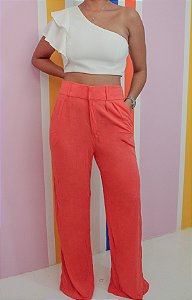Calça Margarida Coral