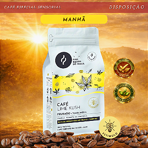 Café Lime Kush - GRÃOS - Sachê 500g
