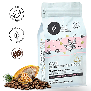 Café Berry White DECAF - GRÃOS - Sachê 500g