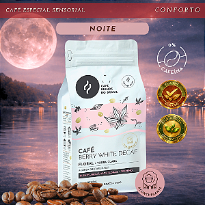 Café Berry White DECAF - GRÃOS - Sachê 500g