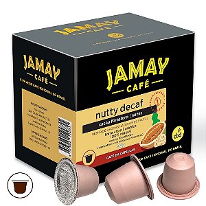 JAMAY Café Nutty DECAF - CÁPSULAS - 10 Cápsulas 50g