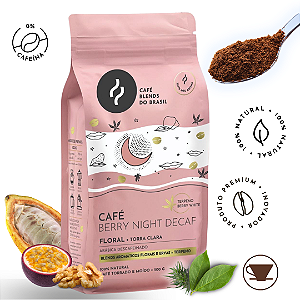 Café Berry Night DECAF - MOÍDO - Sachê 500g