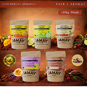 Pack Jamay Café - MOÍDO - 5 Aromas Caixa 1,25kg