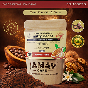 JAMAY Café Nutty DECAF - MOÍDO - Sachê 250g