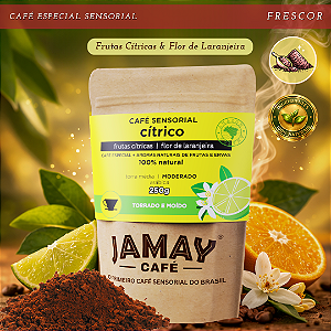 JAMAY Café Cítrico - MOÍDO - Sachê 250g