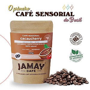 JAMAY Café CacauCherry - GRÃOS - Sachê 250g
