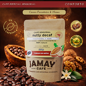 JAMAY Café Nutty DECAF - GRÃOS - Sachê 250g