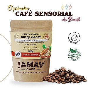 JAMAY Café Nutty DECAF - GRÃOS - Sachê 250g