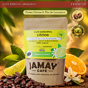 JAMAY Café Cítrico - GRÃOS - Sachê 250g