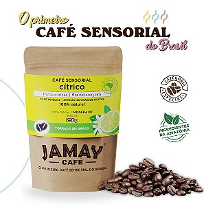 JAMAY Café Cítrico - GRÃOS - Sachê 250g