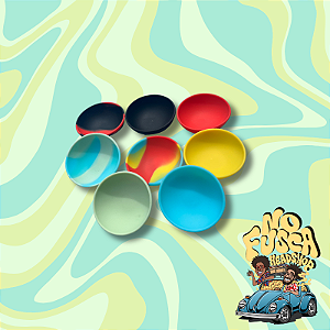 MINI CUIA DE SILICONE CORES DIVERSAS E MESCLADAS