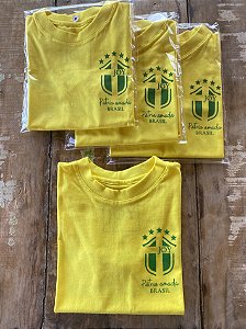 T-shirt infantil Pátria amada Brasil
