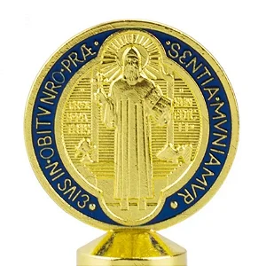 Medalhão de São Bento - altura 5,50cm