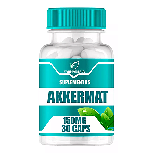 Akkermat® 150mg 30 Cápsulas Selo Autenticidade