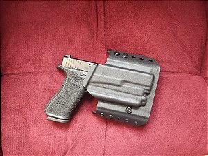 Bolsa tática dupla de pente, 9mm, oculta, carregador para glock 17 19 21,  arma militar, munição