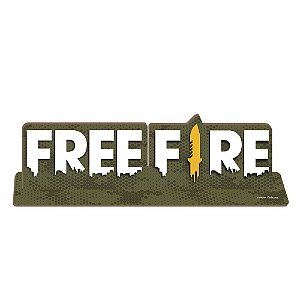 MDF Enfeite De Mesa Free Fire