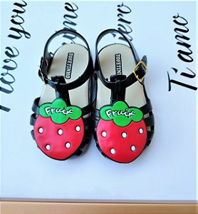 Sandália Infantil Morango