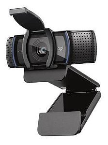 Web Cam Usb Full HD 1080p C920s C/mic HD Pro Preto Logitech