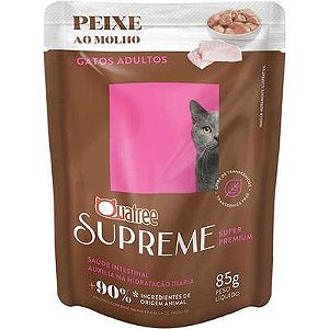 Ração Úmida Quatree Supreme Peixe para Gatos Castrados