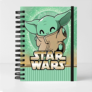 Agenda Personalizada Star Wars 2026 Baby Yoda