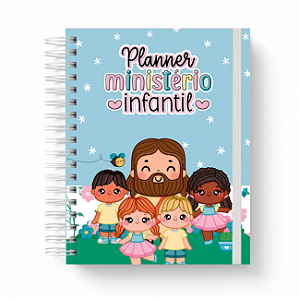 Planner Ministério Infantil Personalizado Céu Azul