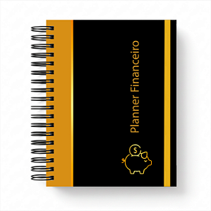 Planner Financeiro Personalizado Porquinho Dourado