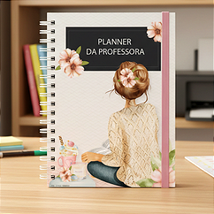 Caderno Escolar Personalizado Anotações da Professora