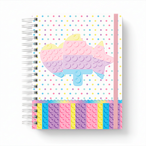 Caderno Pautado Personalizado Pop It Candy Color