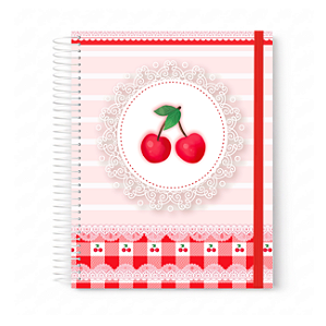 Agenda Personalizada 2026 Cerejinha Vermelha