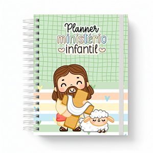 Planner Ministério Infantil Personalizado Jesus Fofinho
