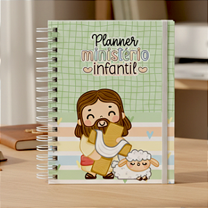 Planner Ministério Infantil Personalizado Jesus Fofinho