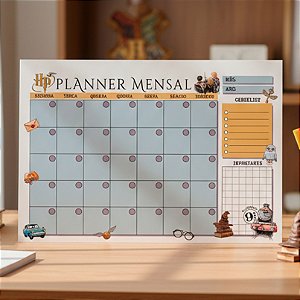 Planner Mensal Harry Potter Bloco 25 Fls