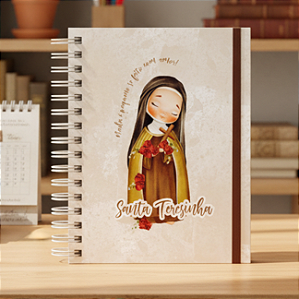 Diário Personalizado Lectio Divina Planner Católico Santa Terezinha