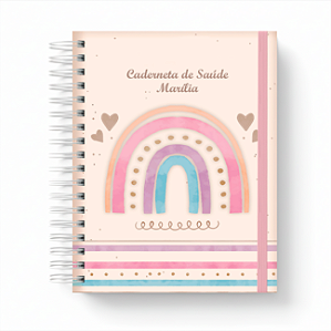 Caderneta de Saúde Personalizada Controle de Vacinas Arco Íris