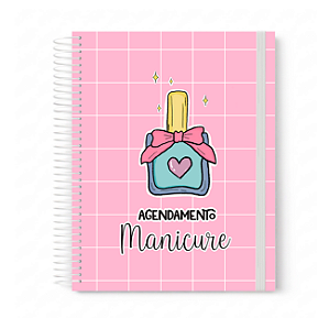 Agenda Personalizada Profissões Atendimento Manicure Capa Esmalte