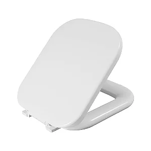 ASSENTO SANITÁRIO QUADRA ALMOFADADO ASTRA BRANCO GELO