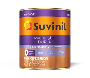 SUVINIL VERNIZ MARÍTIMO PROTEÇÃO DUPLA BRILHANTE NATURAL 0,9L