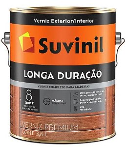 SUVINIL VERNIZ PROTEÇÃO MÁXIMA LONGA DURAÇÃO BRILHANTE 3,6L NATURAL